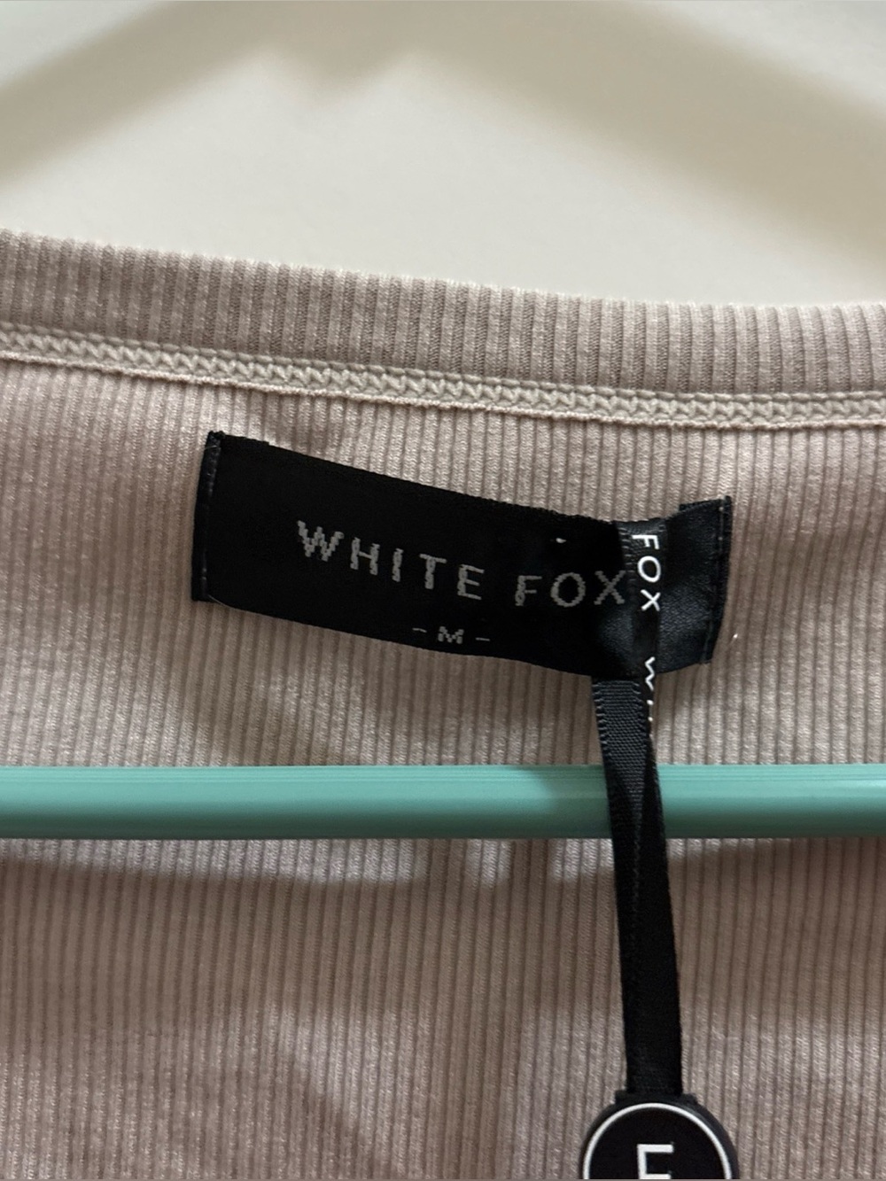 NWT White Fox Boutique Never Be Tamed Long Sleeve Bodysuit Nude size M - Picture 3 of 5